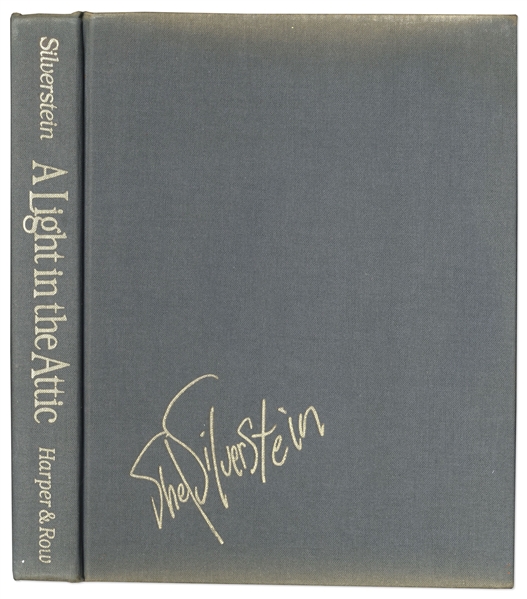 Shel Silverstein Signed First Edition of ''A Light in the Attic'', With Elaborate Hand-Drawn Sketch